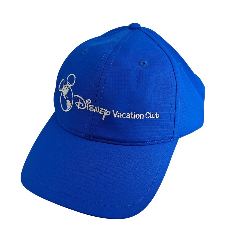 Disney Vacation Club Ball Cap Hat Adjustable Baseball Blue White Embroidery